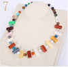 Original Women Jade Necklace Men Geometric Pendant Original Fashion Jewelry Female Party Accessories Star Genuine Gem Crystal