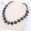Original Women Jade Necklace Men Geometric Pendant Original Fashion Jewelry Female Party Accessories Star Genuine Gem Crystal