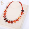 Original Women Jade Necklace Men Geometric Pendant Original Fashion Jewelry Female Party Accessories Star Genuine Gem Crystal