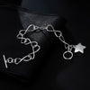 Original 925 sterling silver Beautiful Star pendant Bracelets for women  party Wedding accessories jewelry gifts