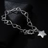 Original 925 sterling silver Beautiful Star pendant Bracelets for women  party Wedding accessories jewelry gifts