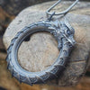 Ouroboros Pendant Necklace Men's Metal Dragon Pendant Hip Hop Chain Necklace For Women Personalized Ins Style Punk Jewelry