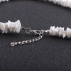 Outer banks white puka shell choker necklace for women bohemia summer hawaiian necklace beach  fashion