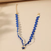 Outworks 2021Simple And Unique Woven Pendant Blue Star Wave Short Clavicle Chain Net Red Collar Female Party Gift Confession