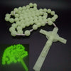 Oversized hanging decoration Catholic cross rosary 20mm luminous luminous necklace wall rosary