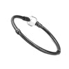 Oxidized Bracelet 100% 925 Sterling Silver Black Snake Chain Bracelets for Women Men Fit Charm Beads Diy Fine Jewelry PYL200