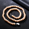 Brand 7-8mm Natural Pearl Necklace Single Necklace for Women High Brightness Pearl Beaded Chocker Wholesale