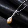 Brand Classic 925 Sterling Silver Chain Pearl Necklace Women Lucky Jewelry Factory Wholesale Fine Jewelry for Girls