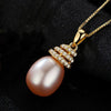 Brand Fashion pearl Necklaces for Women Wedding 3 COLOR Geometry Statement Necklace Natural Pearls Pendant