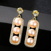 Brand Genuine Luxury 925 Sterling Silver Natural Pearl Grape-shaped Pearls Earrings Perfect Fine Jewelry for Women Gift