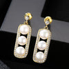 Brand Genuine Luxury 925 Sterling Silver Natural Pearl Grape-shaped Pearls Earrings Perfect Fine Jewelry for Women Gift