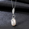 High Quality Solid Silver Pendant For Women Fashion Real Natural Pearl Necklace 925 Sterling Silver Jewelry Lowest Price