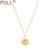 PDLL Jewelry  SWA Exquisite and Charming Golden Koi Fish Wings Star Wave Insect Round Female Necklace