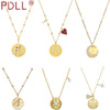 PDLL Jewelry  SWA Exquisite and Charming Golden Koi Fish Wings Star Wave Insect Round Female Necklace