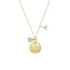 PDLL Jewelry  SWA Exquisite and Charming Golden Koi Fish Wings Star Wave Insect Round Female Necklace