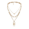 PHYANIC Layered Punk Chain Necklace Pendant Necklace Women Choker Metal Chains Goth Jewelry Grunge Aesthetic Accessories