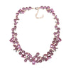 PPG&PGG 2020 New Design Pink Rhinestone Fashion Women Bijoux Crystal Choker Statement Necklaces Lady Party Jewelry