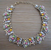 PPG&PGG Luxury Brand Bijoux Rhinestone Choker Collar Maxi Necklace Full Crystal Chocker Statement Jewelry For Women