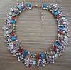 PPG&PGG Luxury Brand Bijoux Rhinestone Choker Collar Maxi Necklace Full Crystal Chocker Statement Jewelry For Women