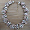 PPG&PGG Luxury Brand Bijoux Rhinestone Choker Collar Maxi Necklace Full Crystal Chocker Statement Jewelry For Women