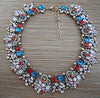 PPG&PGG Luxury Brand Bijoux Rhinestone Choker Collar Maxi Necklace Full Crystal Chocker Statement Jewelry For Women