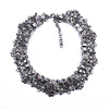 PPG&PGG Luxury Brand Bijoux Rhinestone Choker Collar Maxi Necklace Full Crystal Chocker Statement Jewelry For Women