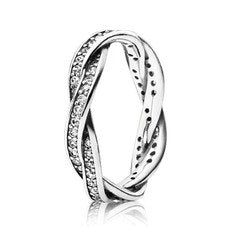 PR Hot Sale 925 Sterling Silver Rings For Women European Original Wedding Fashion Brand Ring Jewelry Gift