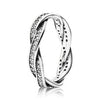 PR Hot Sale 925 Sterling Silver Rings For Women European Original Wedding Fashion Brand Ring Jewelry Gift