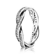 PR Hot Sale 925 Sterling Silver Rings For Women European Original Wedding Fashion Brand Ring Jewelry Gift