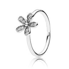 PR fine jewelry 925 sterling silver ring for wemen gift flower ring