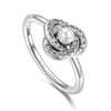 PR fine jewelry 925 sterling silver ring for wemen gift flower ring