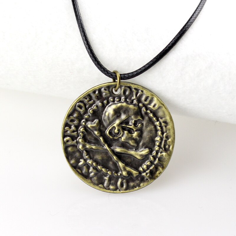 PS4 game Leather necklace Uncharted 4 A Thief's End Nathan Drake necklaces Cord Long Necklace jewelry Men Gift