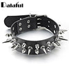 PU Leather Rock Gothic Chokers Collar Cool Punk Spike Rivets Stud Choker Necklace  Goth Harajuku Anime Girl Sexy Jewelry X636c