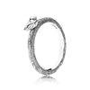 Pan 100% 925 Sterling Silver Enchanted Crown Ring Charm DIY Original Brilliant Bow Ring Designing Gifts For Women