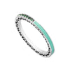 Mint Green Radiant Hearts Ring Women DIY Making 925 sterling silver jewelry Valentine's D Gift European Fashion Ring