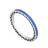 Ro Blue Radiant Hearts Ring Women DIY Making 925 sterling silver jewelry Valentine's D Gift European Fashion Ring