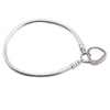 Valentine's D Lock Your Promise Bracelets for woman DIY fashion 925 Sterling silver jewelry making Fit Europe beads