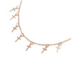 Party Jewelry Small Multiple Cross Tassel Clavicle Chain Necklaces & Pendants for Women Femininos Colares