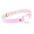Pastel Goth Pink PU Leather Choker Necklaces Women Heart Pendant Metal Rivet Charm Collar Handmade Neck Strap Punk Rock Jewelry