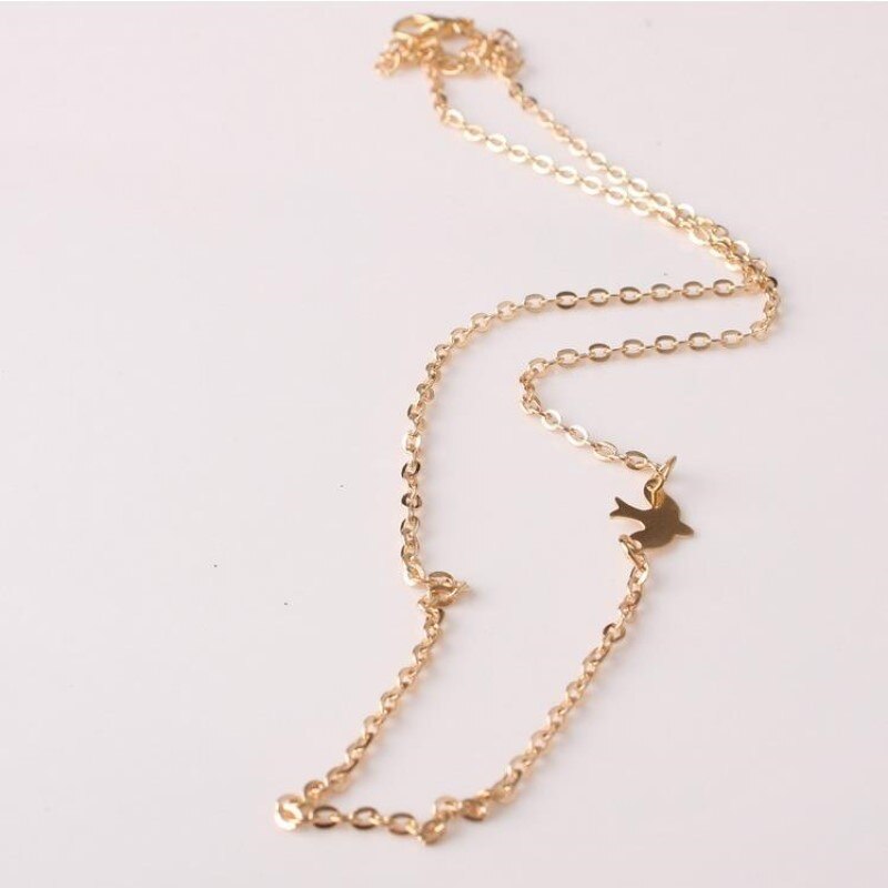 Peace Dove Short Women's Necklace Short Necklace Korean Simple Pendant Necklace