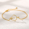 Pearl Bow Zircon Arrow Bracelet For Women 2023 Costume Jewelry Gold Color Earring Christmas Gift Bijoux Femme