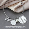 Pearl Compass Adjustable Bracelet Personalized Custom Simple Stainless Steel Charm For Women Girl Gift White Pearl DIY Jewelry