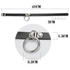 Pendant Necklace Sexy Collar Restraints Choker Neck Punk Gothic PU Leather Hip Hop Jewelry X630