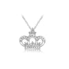 Pendant Necklace Silver 925 Crown Shape Diy Rose Gold Color Chains For Women HN018