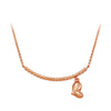 Pendant Necklace Silver 925 Love Heart Shape Rose Gold Chain Luxury Necklace For Women HN007
