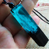 Pendants Necklace For Women Resin Wood Handmade Pendant Trendy Jewelry Wooden Necklaces