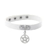 Pentagram Punk Choker Aesthetic Egirl Emo Cool Collar For Girl Goth Necklace  Neck Strap Cosplay Chocker Gothic Accessories