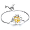 Perfume Bracelet Essential Oil Diffuser Aromatherapy Locket Bracelet Tree of Life Stainless Steel Zinc Alloy Diffuser Bracelet