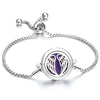 Perfume Bracelet Essential Oil Diffuser Aromatherapy Locket Bracelet Tree of Life Stainless Steel Zinc Alloy Diffuser Bracelet