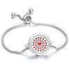Perfume Bracelet Essential Oil Diffuser Aromatherapy Locket Bracelet Tree of Life Stainless Steel Zinc Alloy Diffuser Bracelet